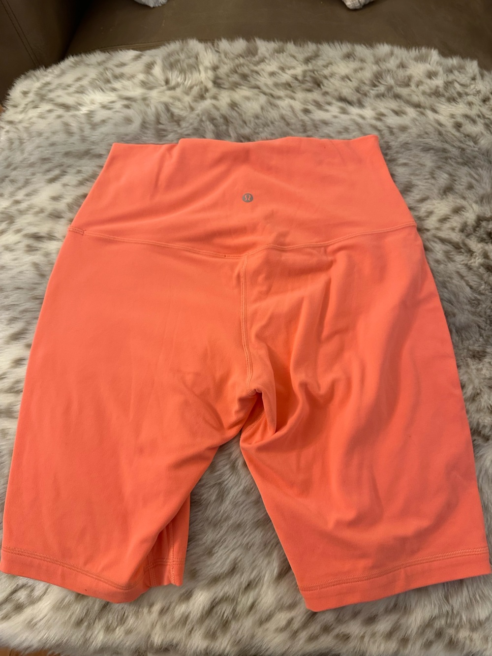 lululemon athletica Align High-Rise Bike Shorts - Sunny Coral